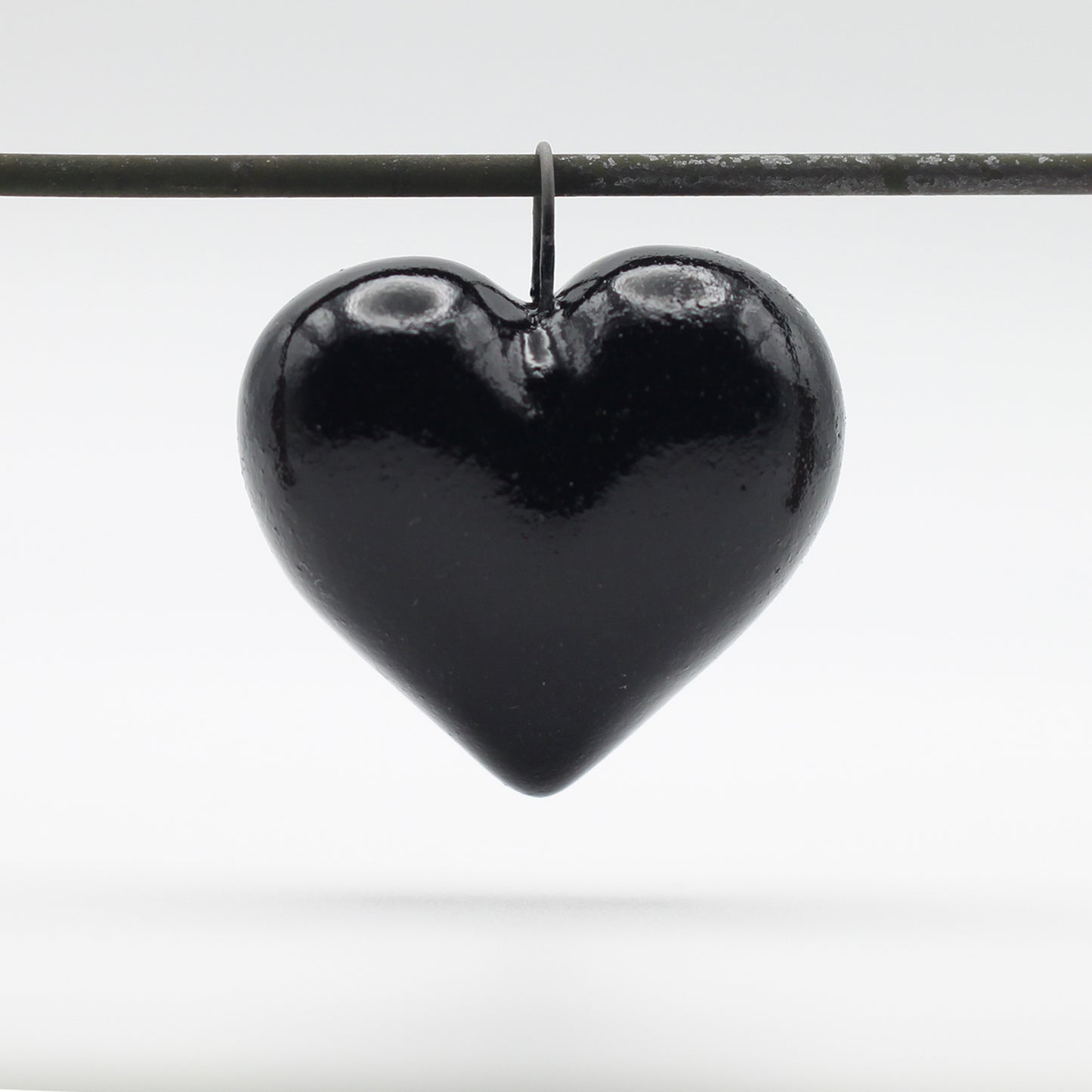 Large Porcelain Heart Pendant