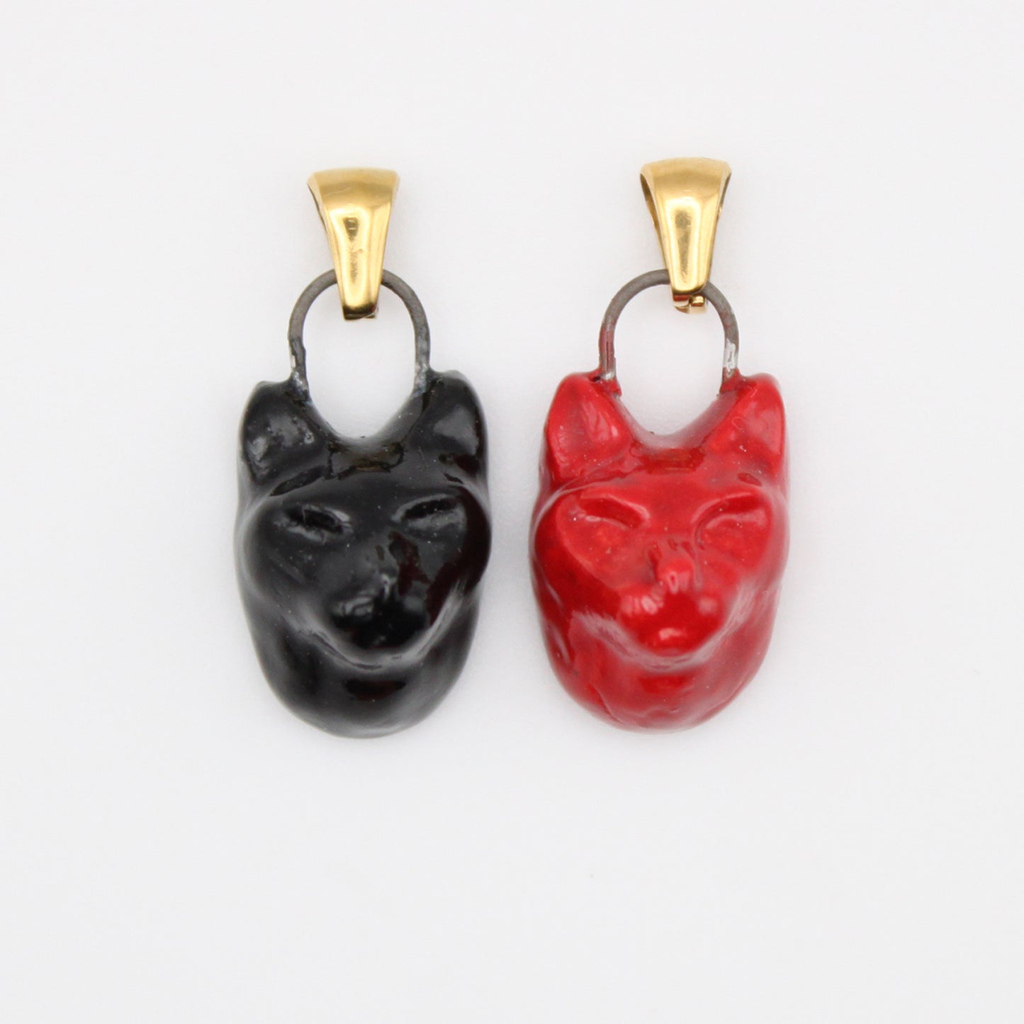 Porcelain Cat Pendant