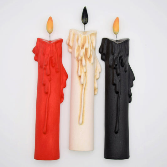 Porcelain Candle Wall Decor