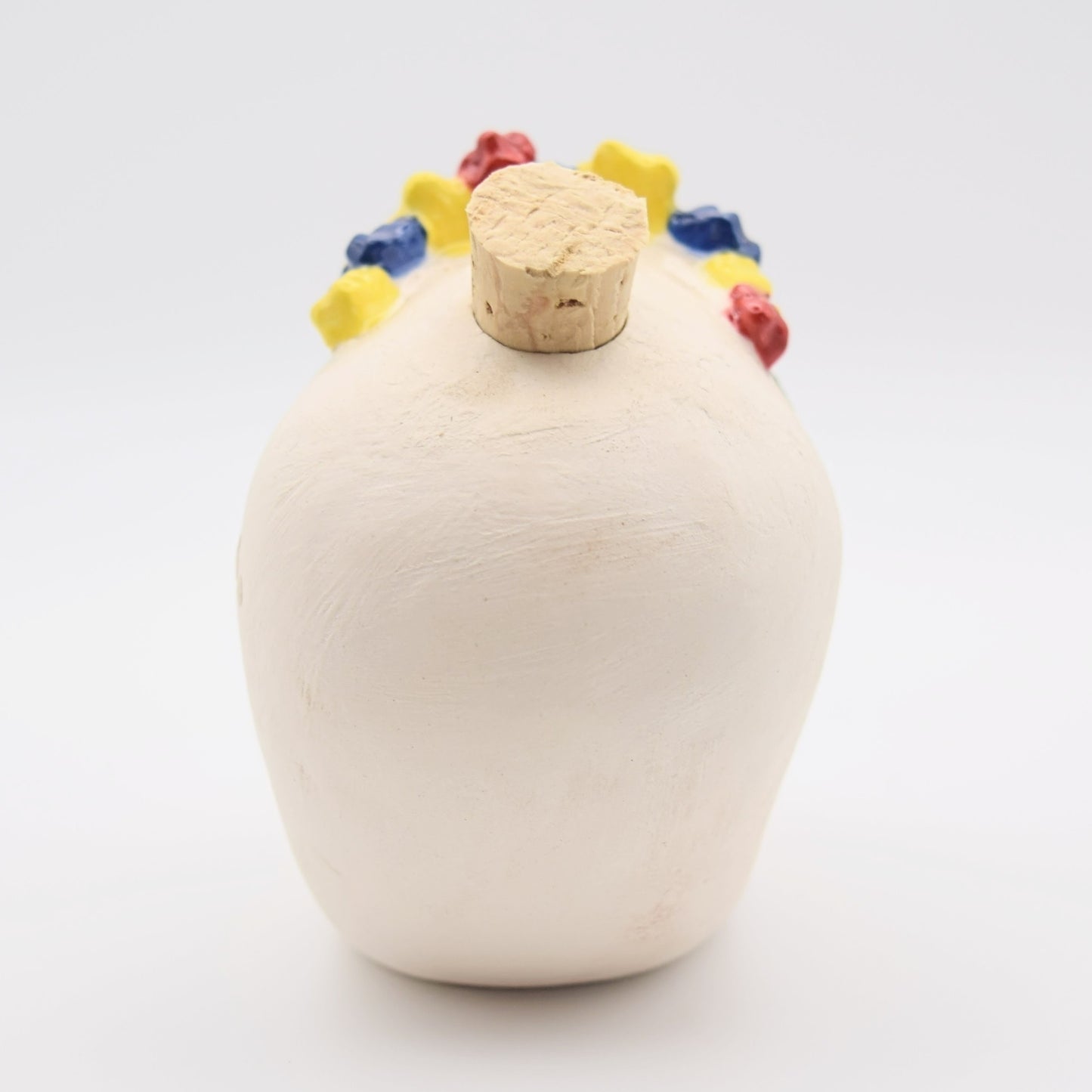 Ceramic Skull Bottle