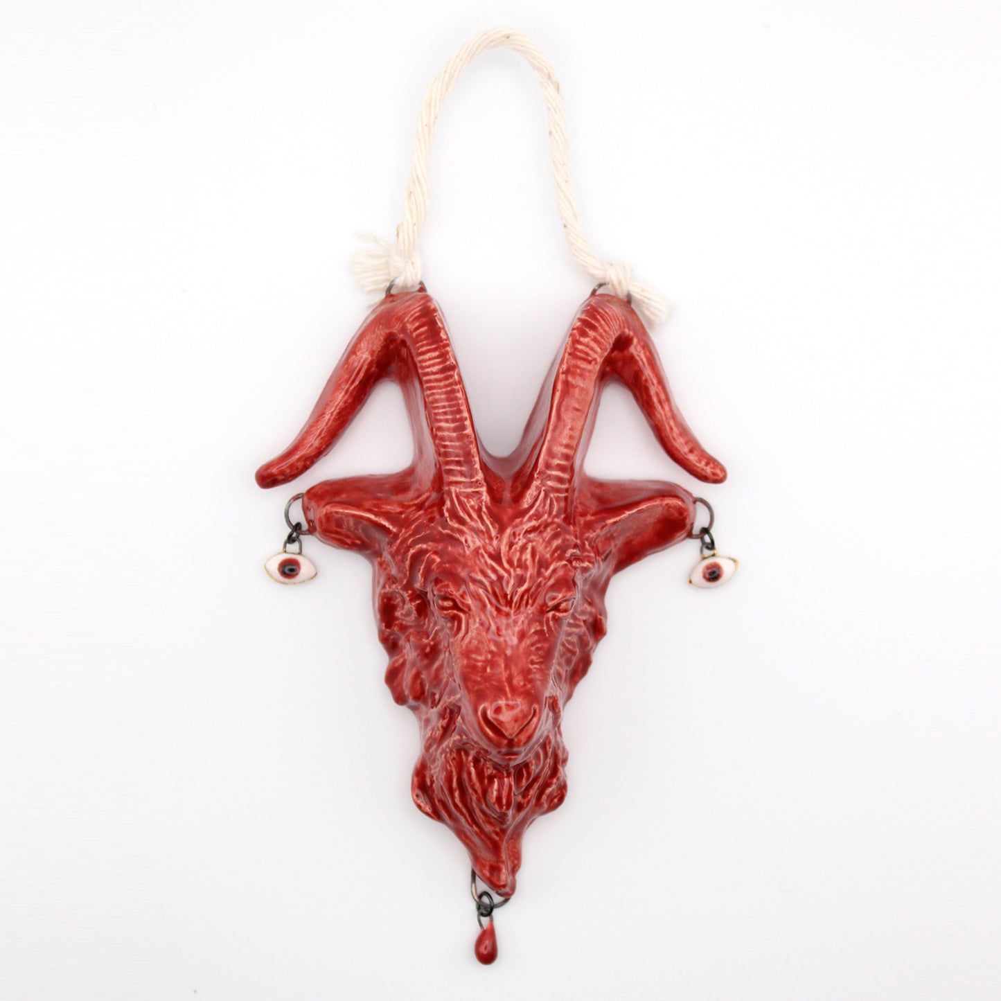 Ceramic Goat Wall Decor