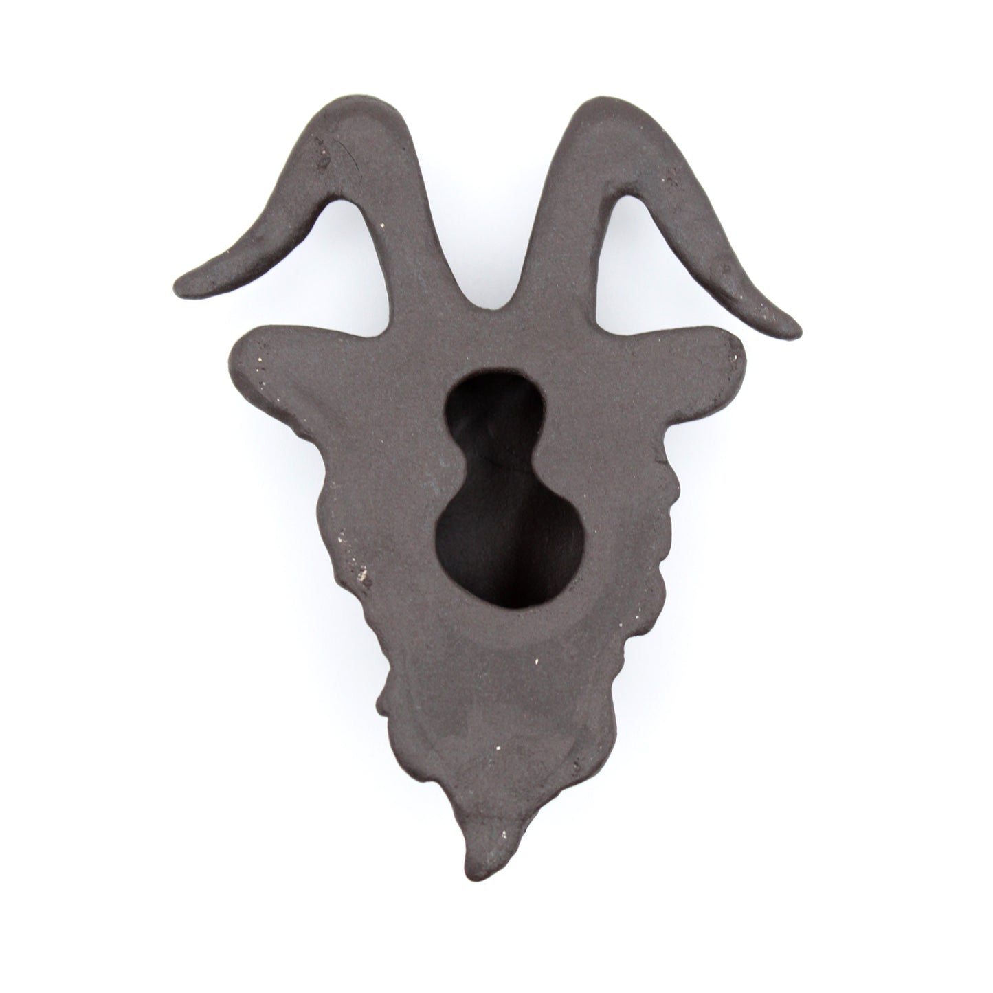 Black Stoneware Goat Wall Decor