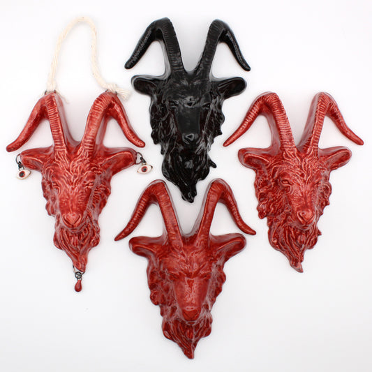 Ceramic Goat Wall Decor