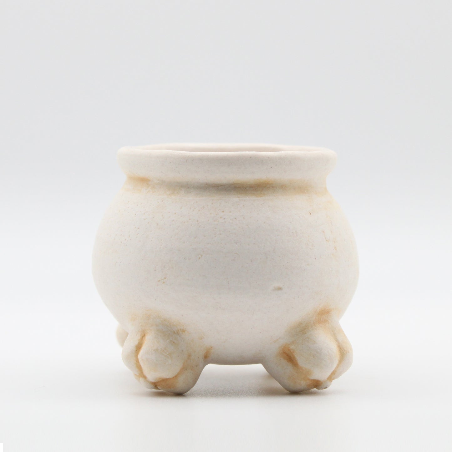 Mini Porcelain Lion Head Cauldron