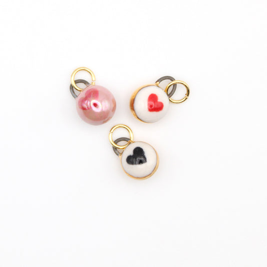 Mini Porcelain Bauble Charm