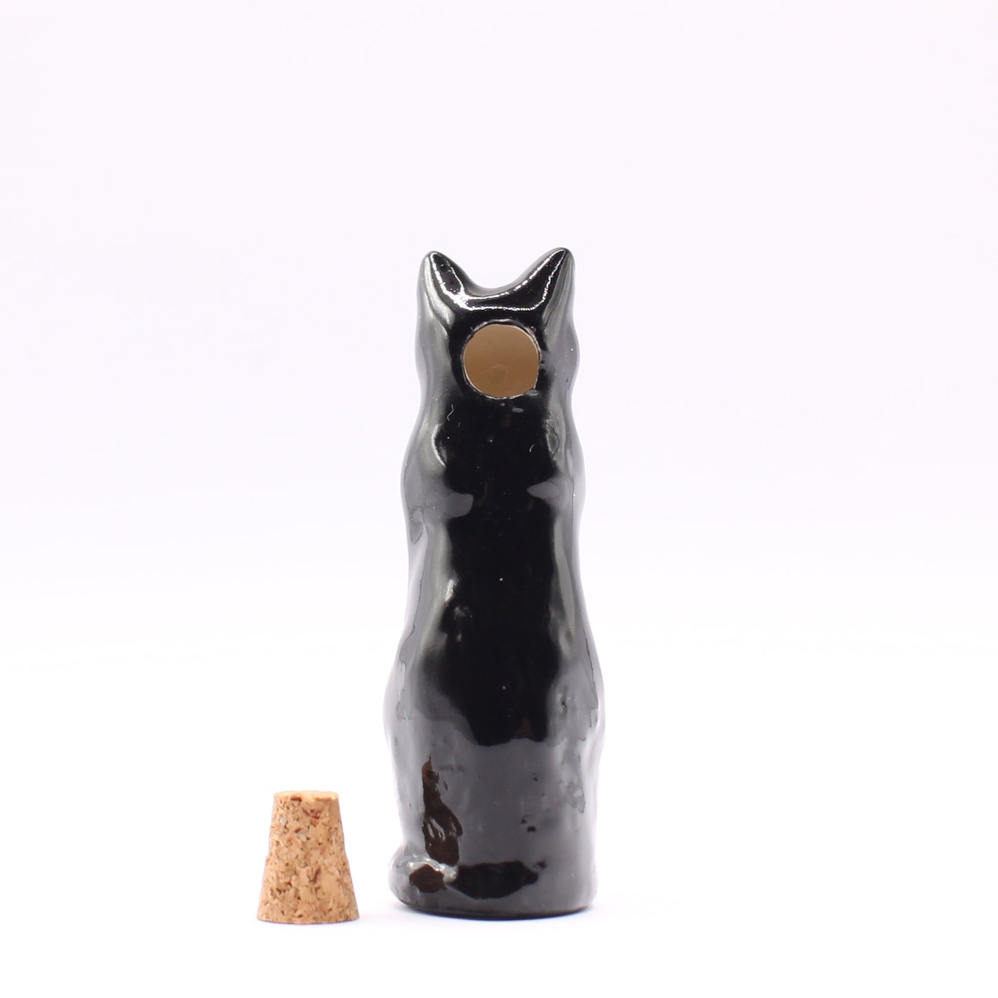Mini Ceramic Cat Bottle