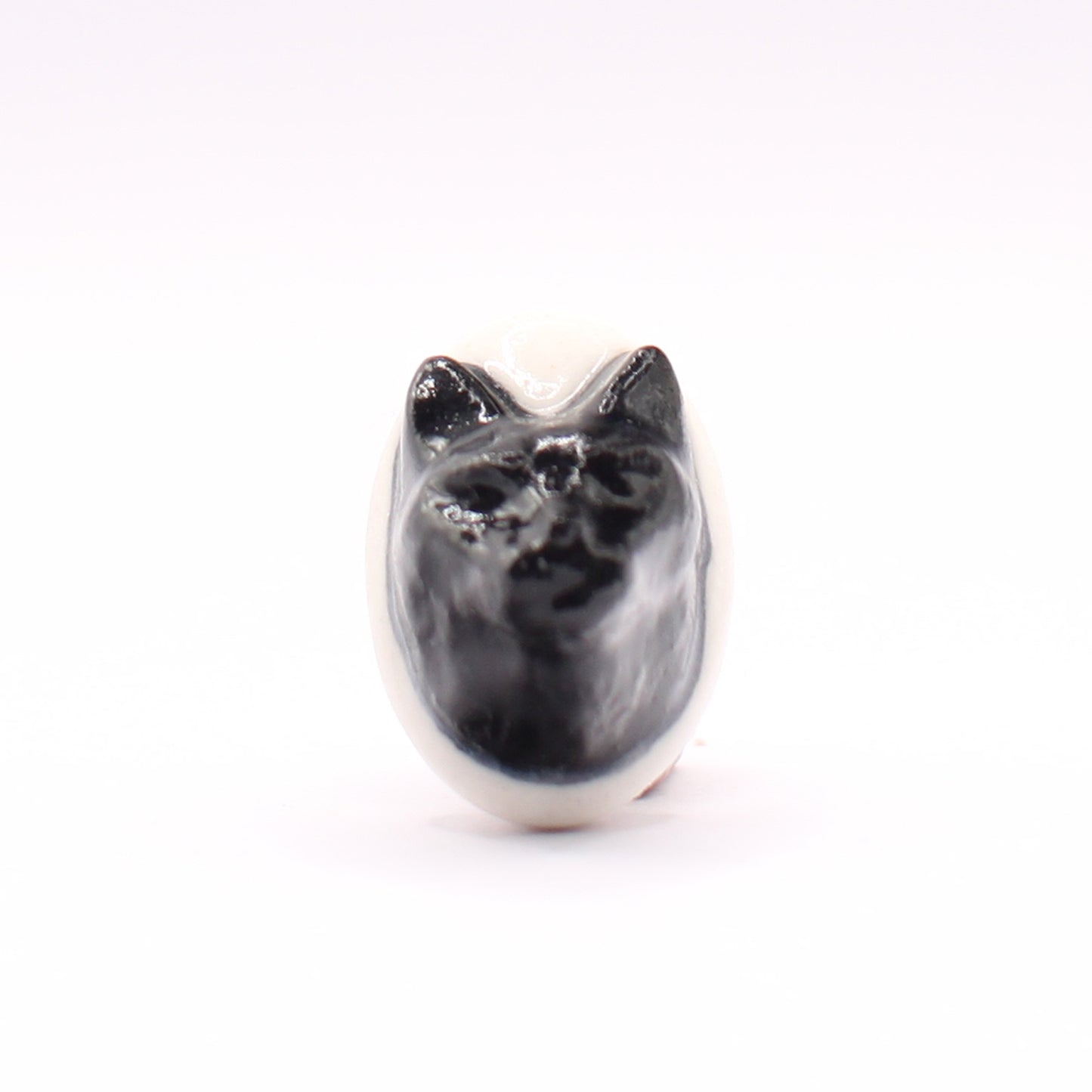 Porcelain Cat Pin