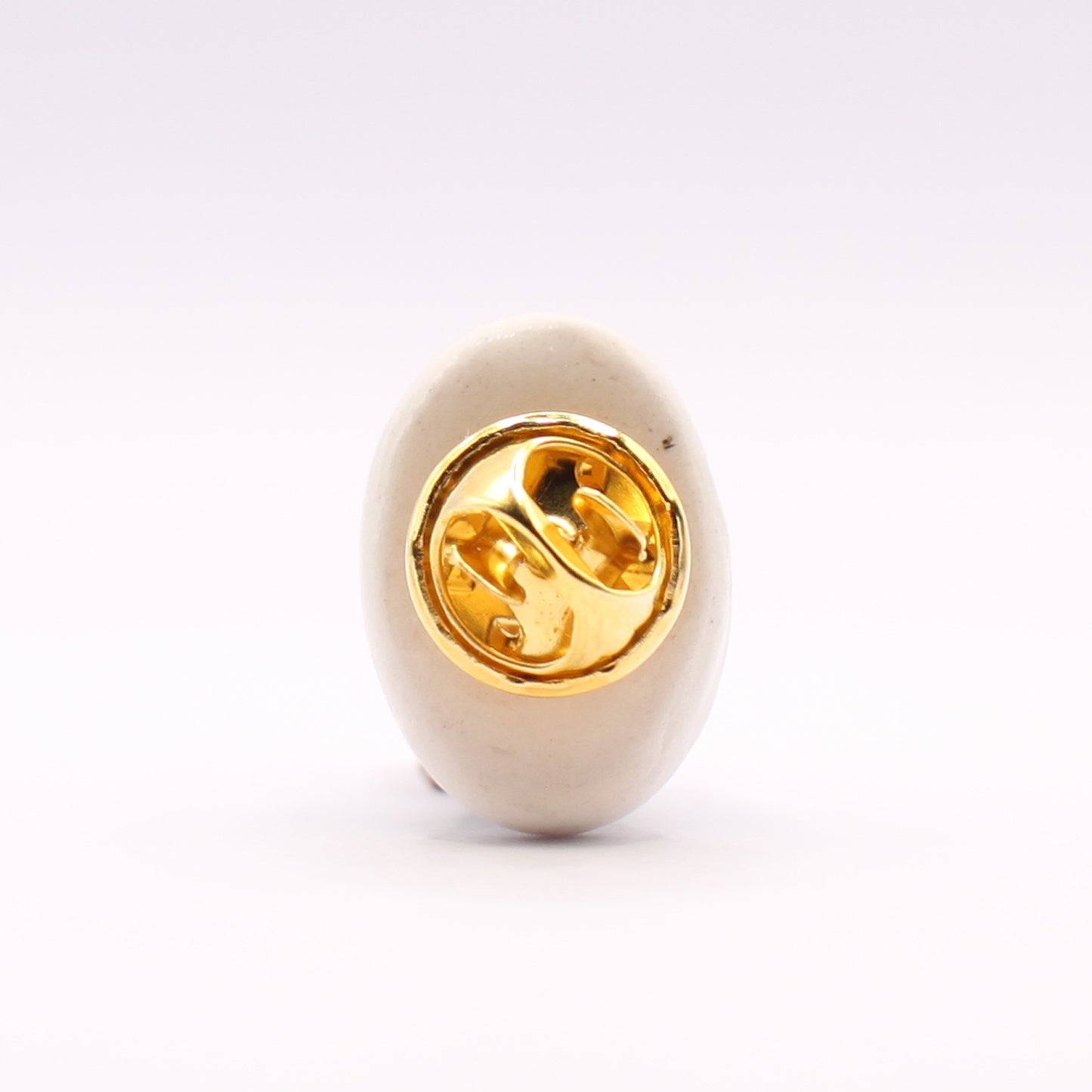 Porcelain Cat Pin