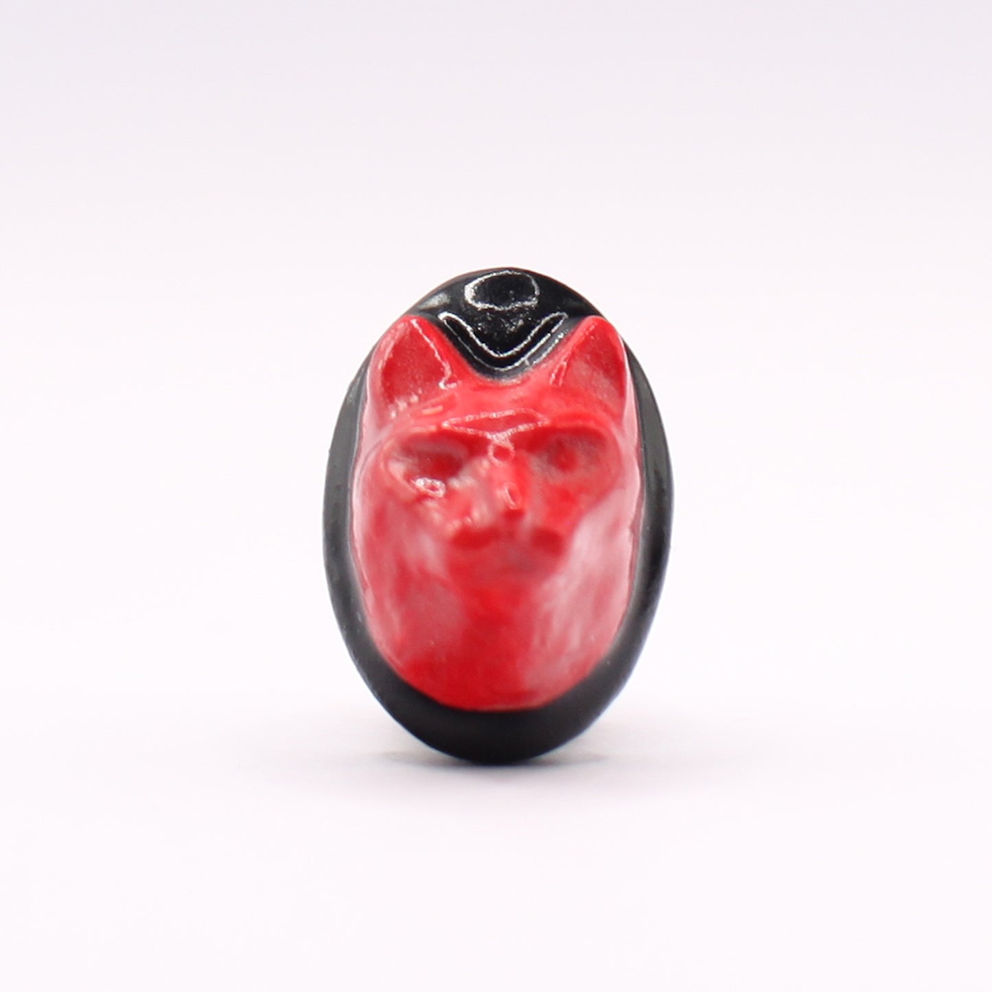 Porcelain Cat Pin
